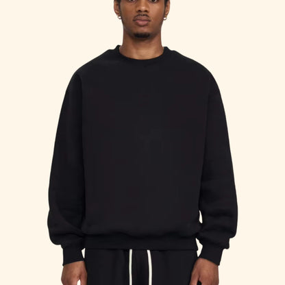 Relaxed Fit Crew Neck Sweater | Revangiol