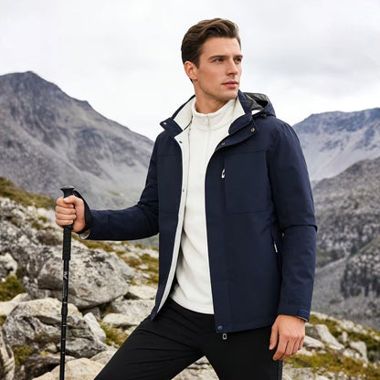 Hooded Shell Zip Waterproof Jacket | Revangiol