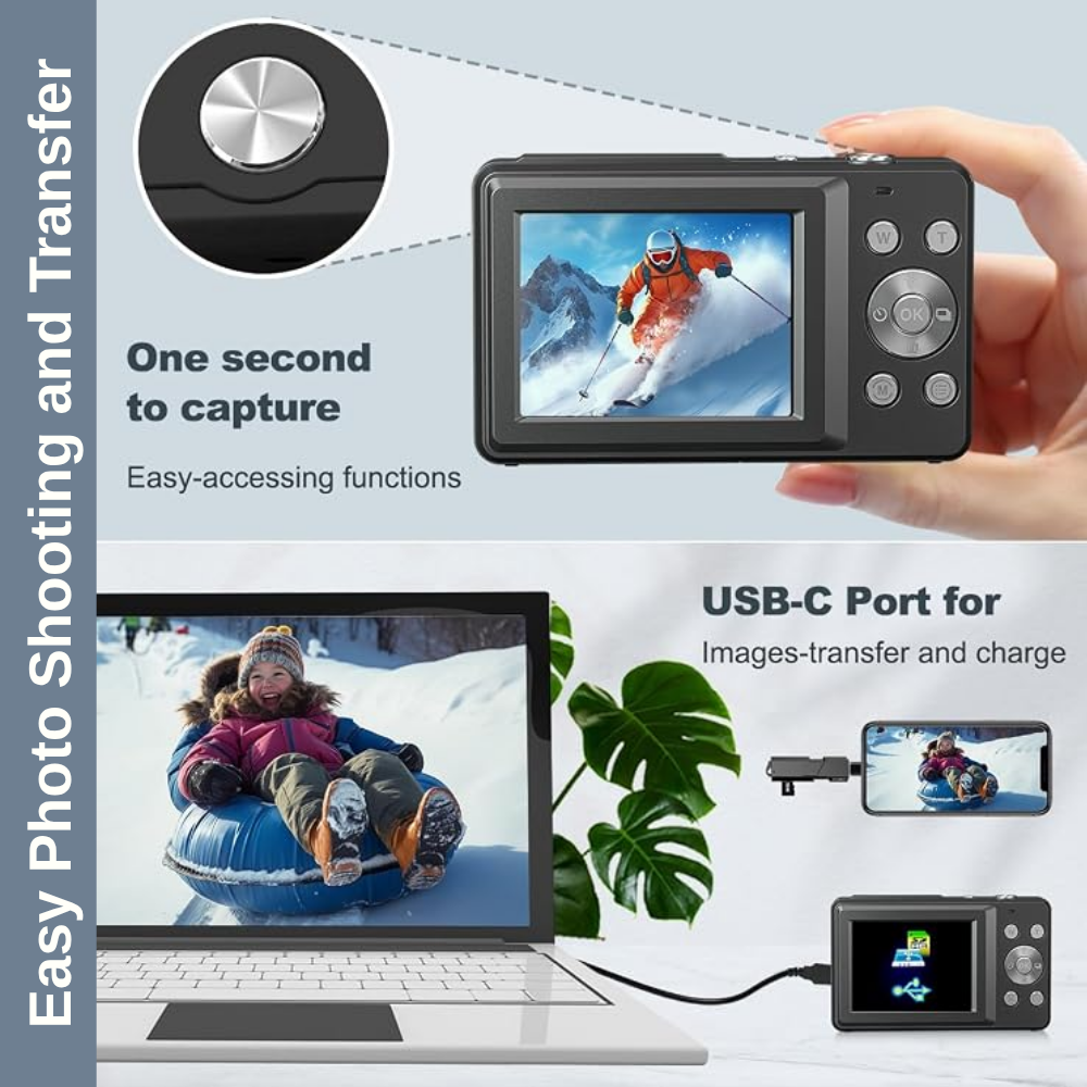 Vintage Compact Digital Camera | Revangiol
