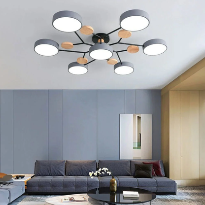 Sleek Circular LED Ceiling Fixture | Revangiol