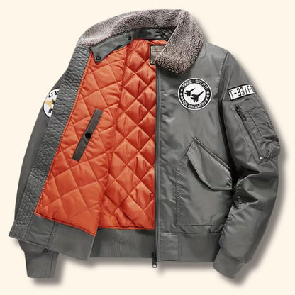 Oversized Flight Aviator Jacket | Revangiol