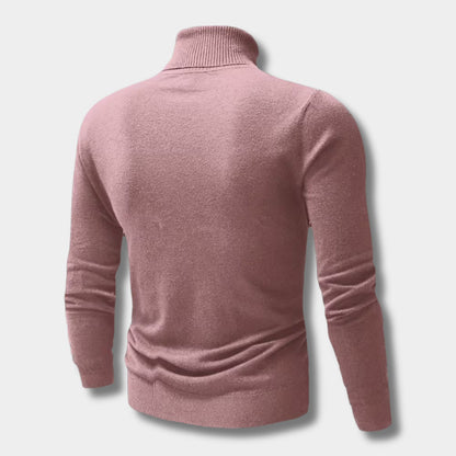 Embroidered Chest Detail Turtleneck | Revangiol