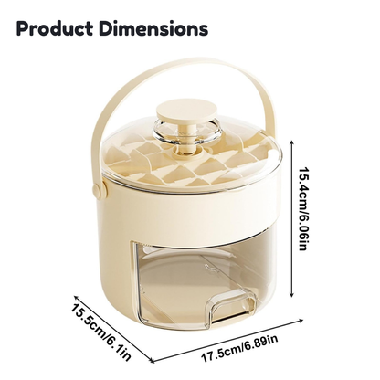 Compact Ice Cube Maker & Container | Revangiol