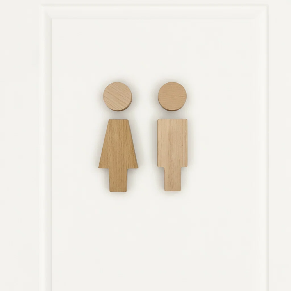 Elegant Wood Toilet Marker | Revangiol