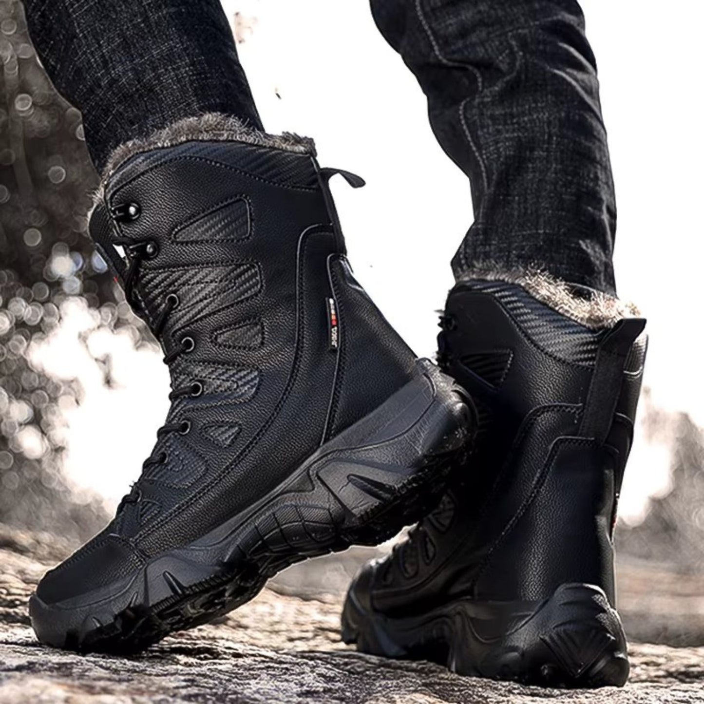 Waterproof Fur-Lined Snow Boots | Revangiol