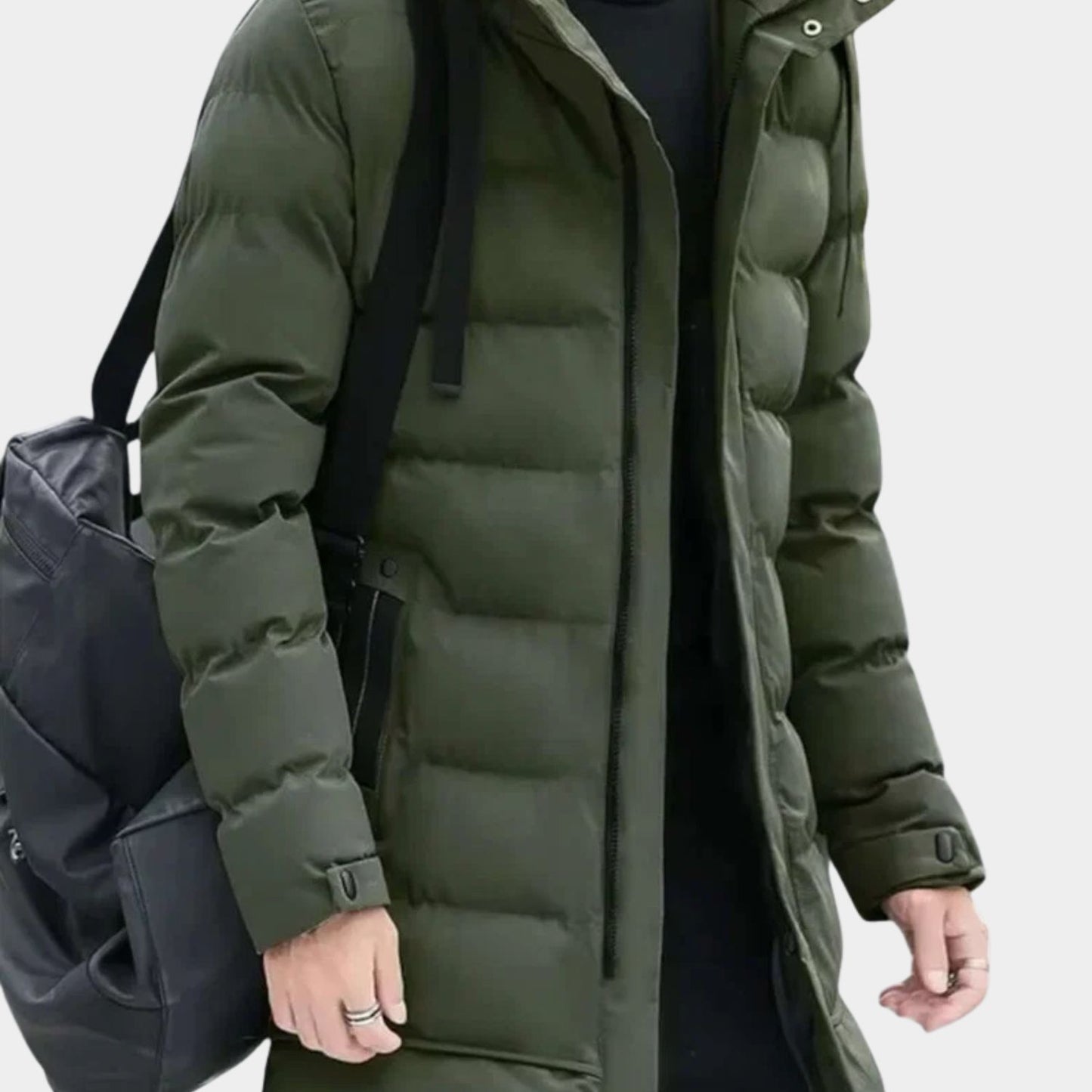 Insulated Hooded Longline Ski Coat | Revangiol