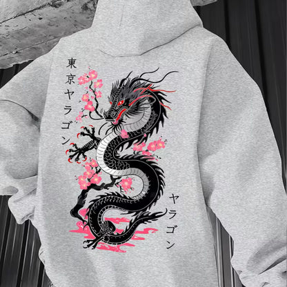 Japanese Dragon Graphic Hoodie | Revangiol