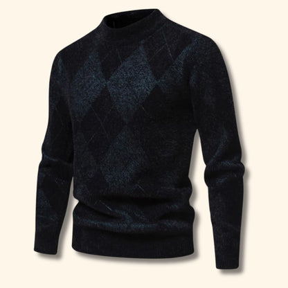 Argyle Knit Sweater | Revangiol