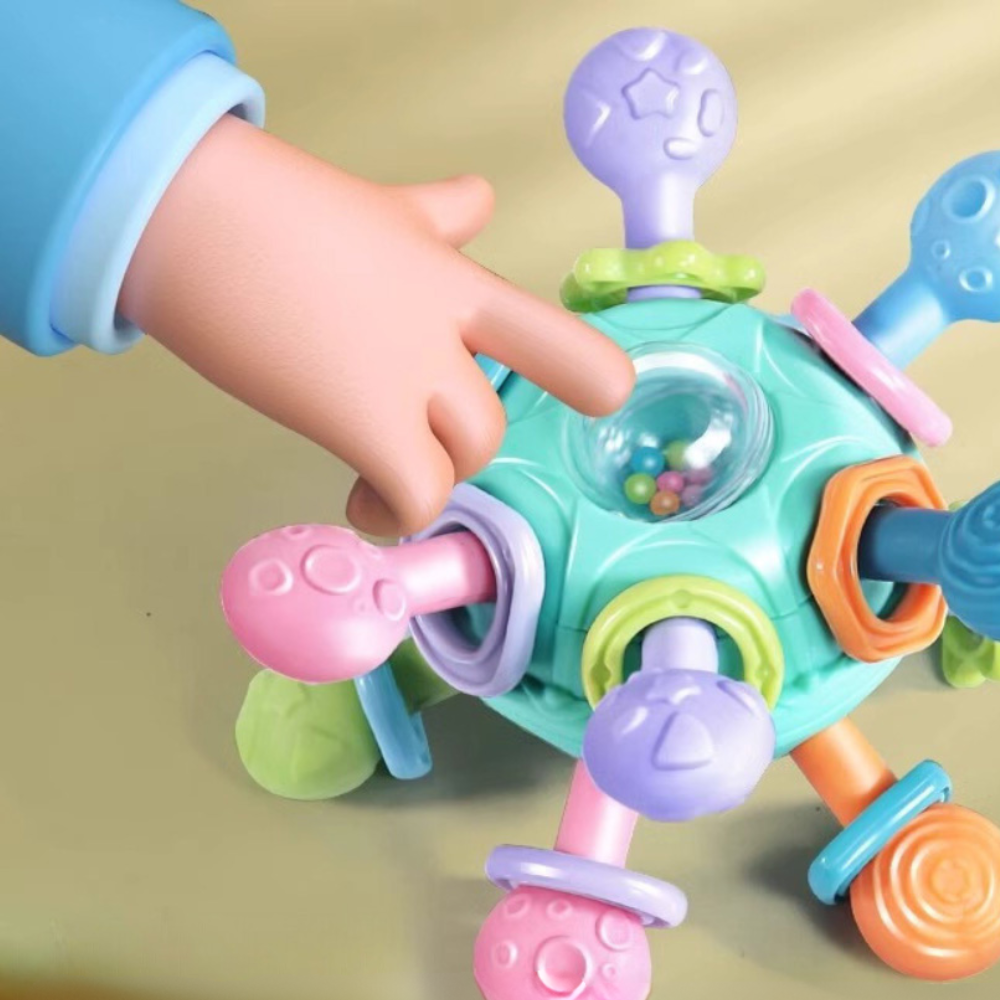 Textured Baby Rattle & Teether | Revangiol