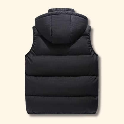 Heavyweight Hooded Puffer Vest | Revangiol