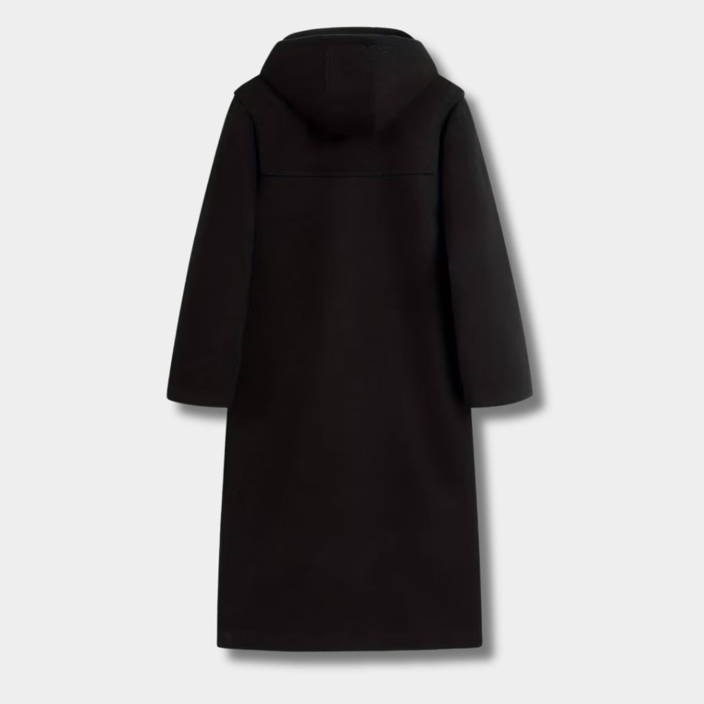 Hooded Toggle Button Over Coat | Revangiol