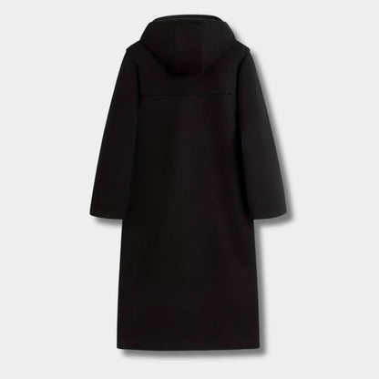 Hooded Toggle Button Over Coat | Revangiol