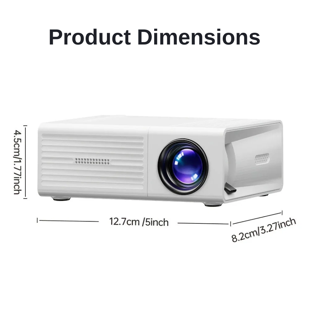 Compact Ultra-Bright Mini HD Projector | Revangiol