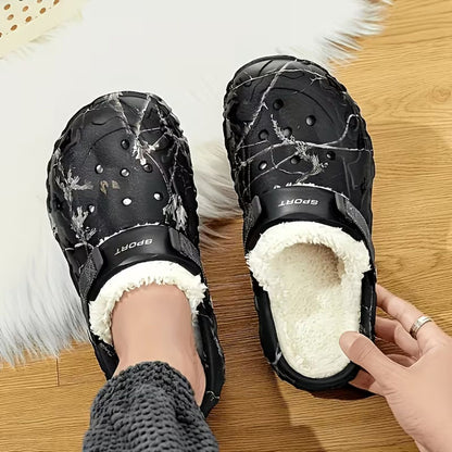 Fleece-Lined EVA Winter Slippers | Revangiol