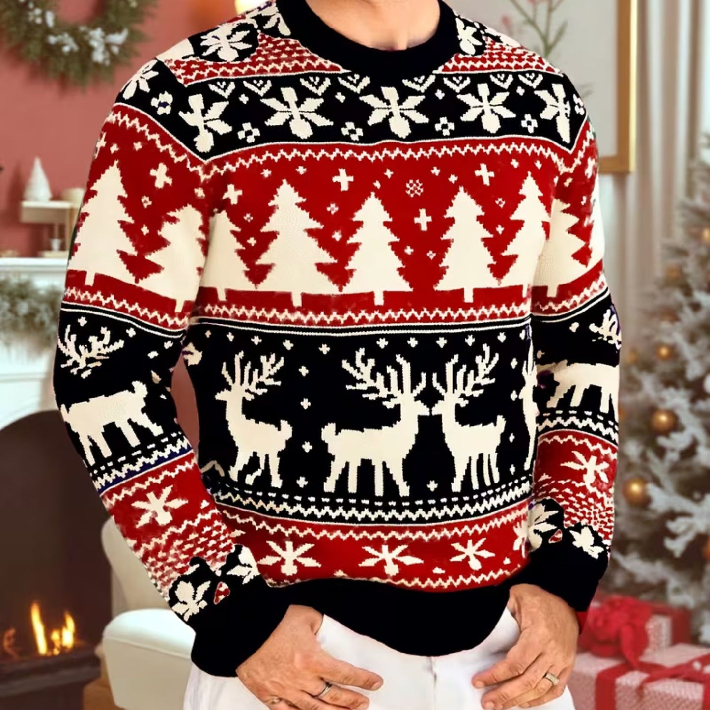 Reindeer Christmas Sweater | Revangiol