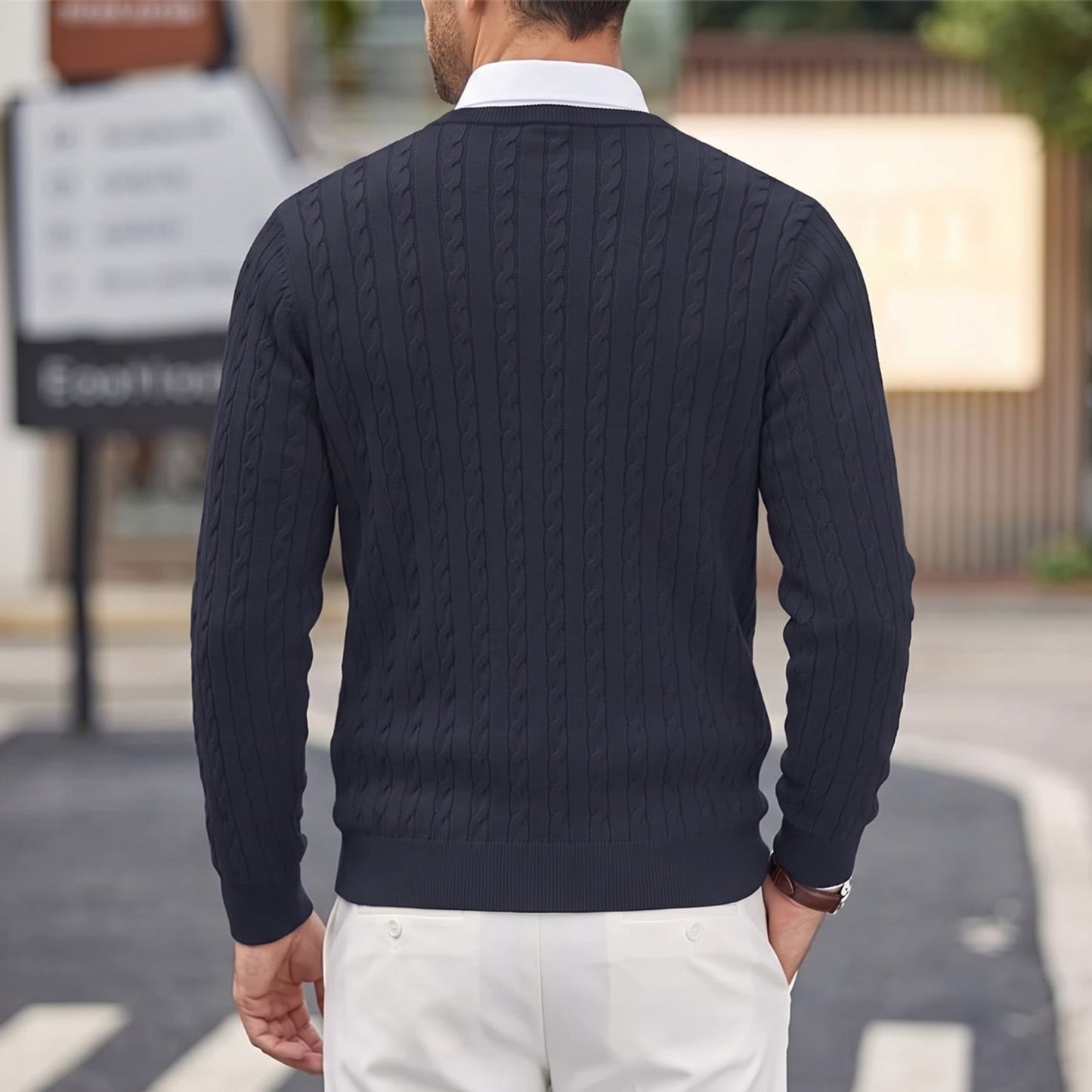 Cable Knit Sweater | Revangiol